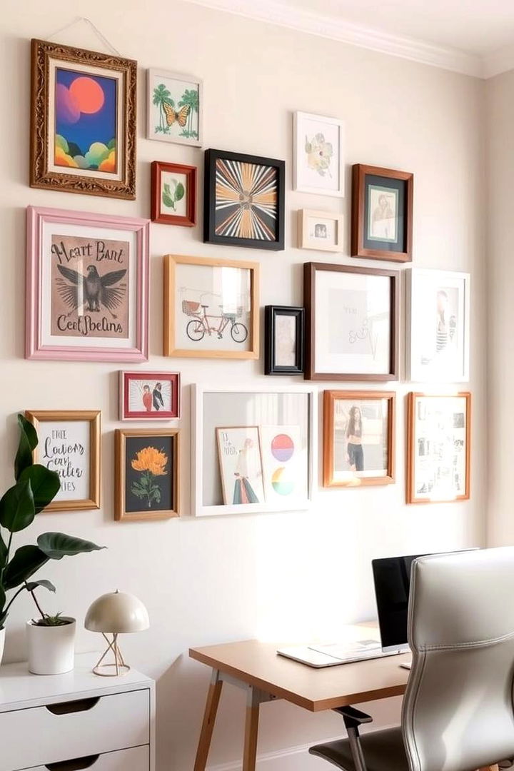 Budget Friendly Wall Decor Designs - 22 Budget Home Office Ideas