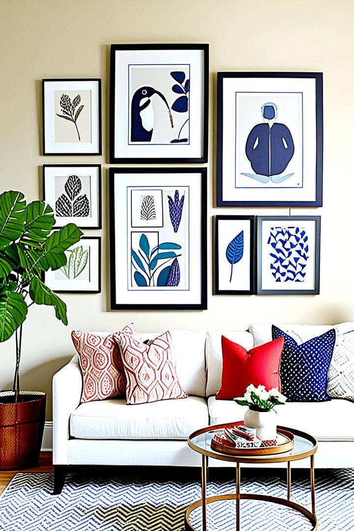 Budget Friendly Wall Decor Ideas - 22 Budget Apartment Living Room Ideas