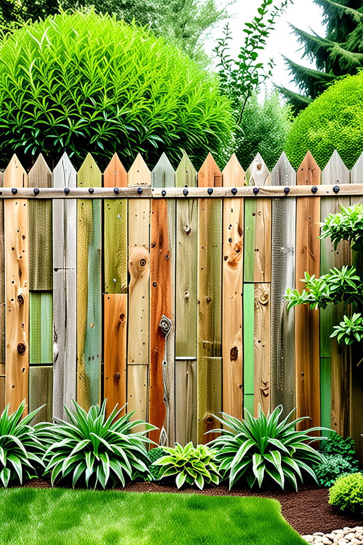 Budget Rustic Privacy Fence - 22 Cheap Privacy Fence Ideas