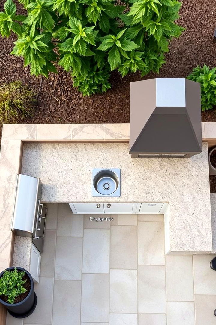 Budget friendly Materials - 22 Outdoor Kitchen Countertop Ideas