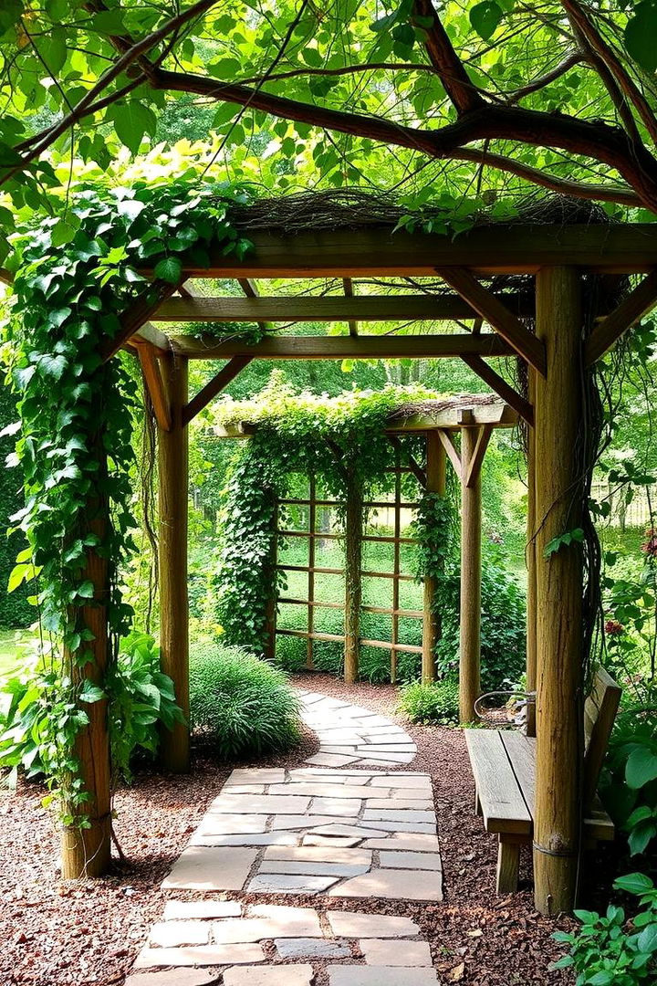 Building a Secluded Arbor - 22 Shade Garden Design Ideas