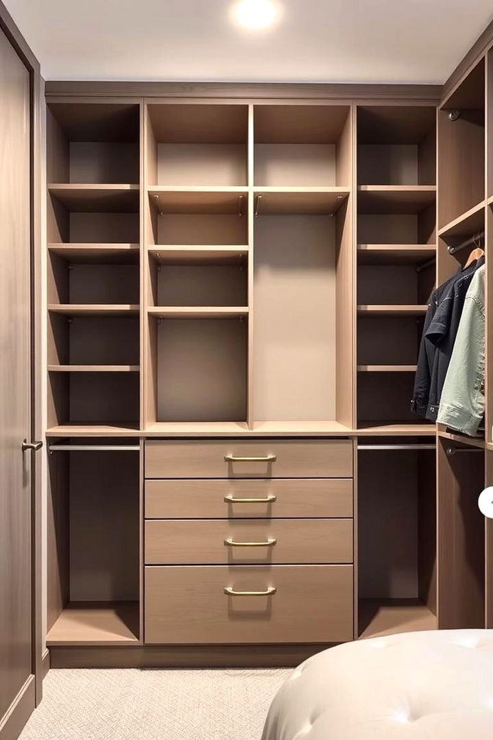Built In Closet Organizers - 22 small bedroom storage ideas