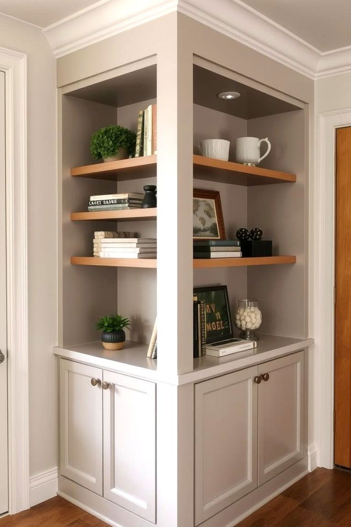 Built In Corner Shelf Integration - 22 Corner Shelf Ideas