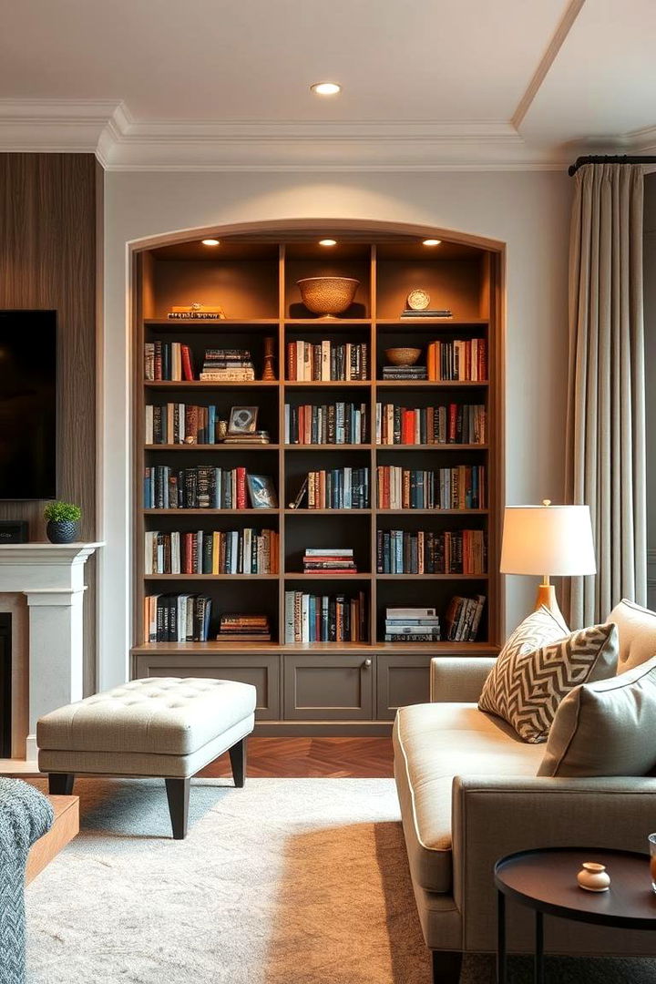 Built In Cozy Corners - 22 Living Room Bookshelf Ideas