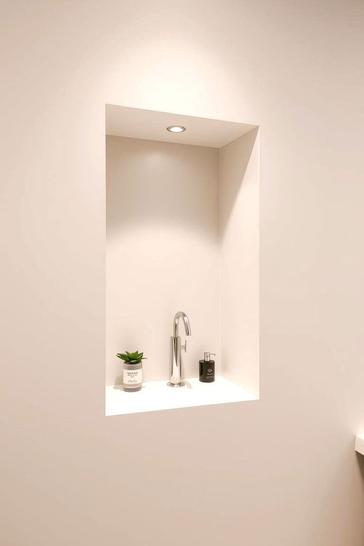 Built In Niche Bathroom Shelves - 22 Bathroom Shelf Ideas