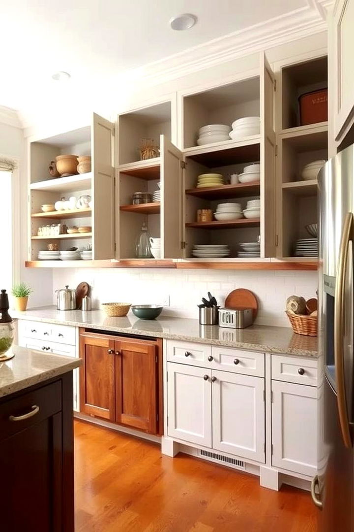 Built In Pantry Shelves - 22 Cottage Kitchen Ideas