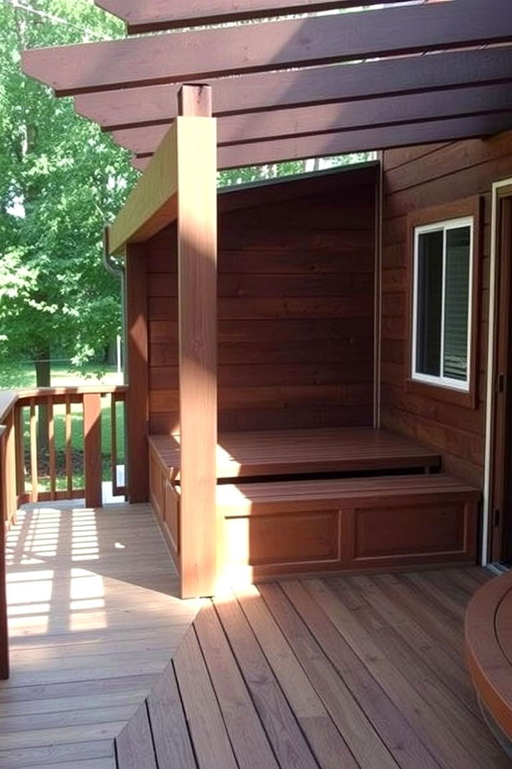 Built In Seating Solutions - 22 Small Deck Ideas