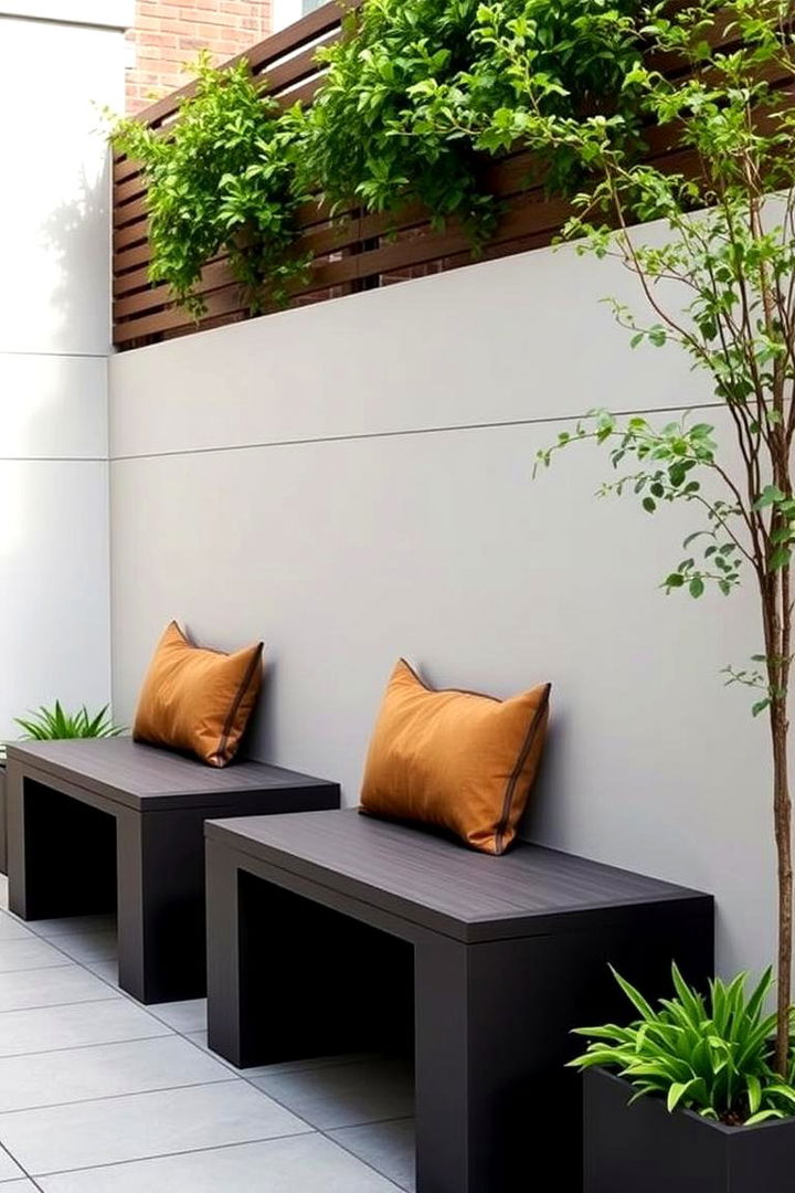 Built In Seating and Planters - 22 Arizona Backyard Ideas