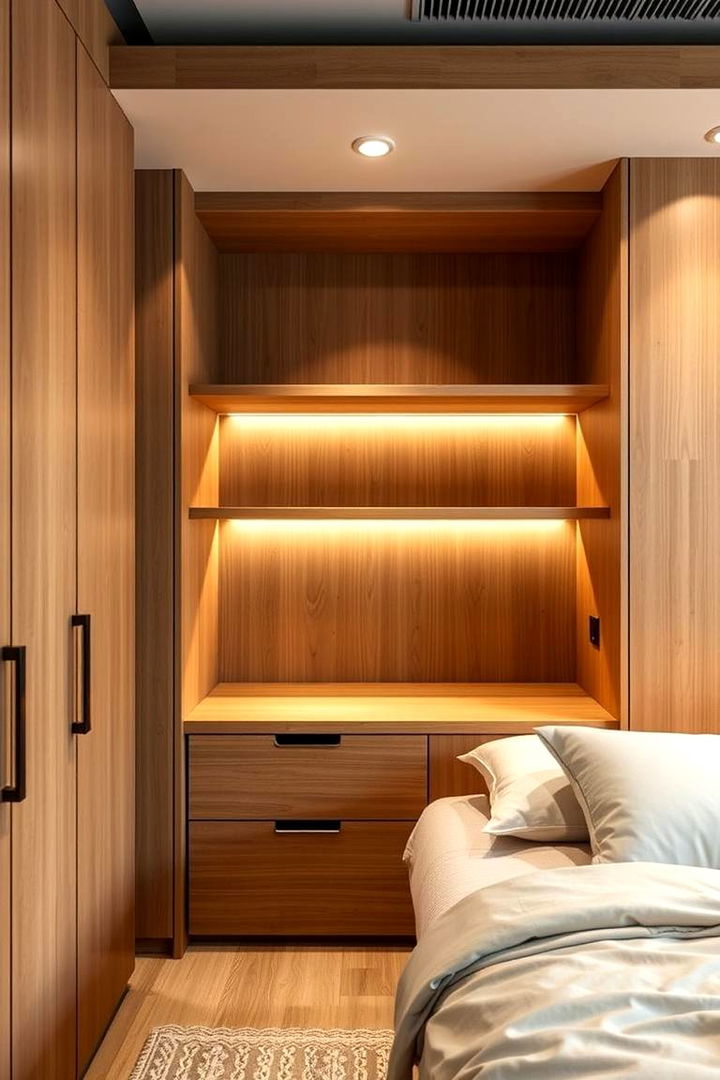 Built In Storage Haven - 22 Bed Nook Ideas