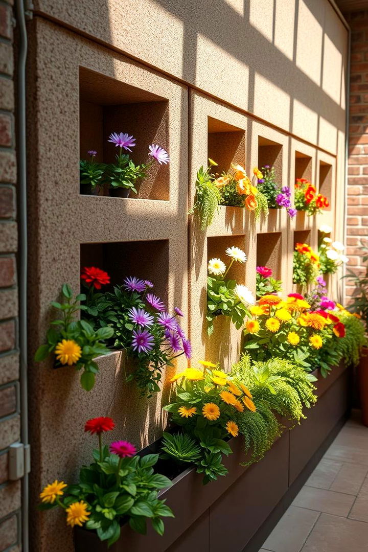 Built in Planter Garden Wall - 22 Garden Wall Ideas
