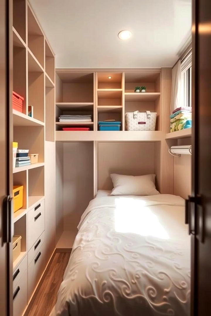 Built in Storage Solutions - 22 Boy and Girl Shared Small Room Ideas