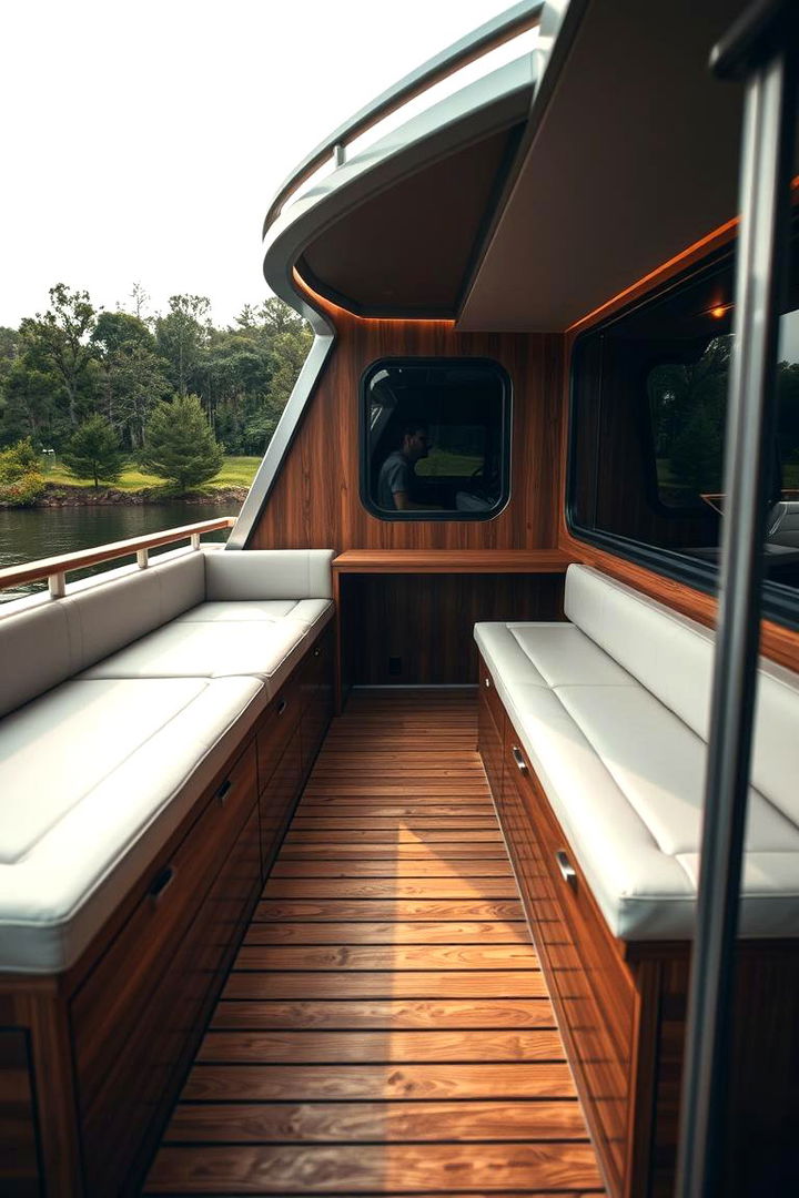 Built in Storage Solutions - 22 Mobile Home Deck Ideas