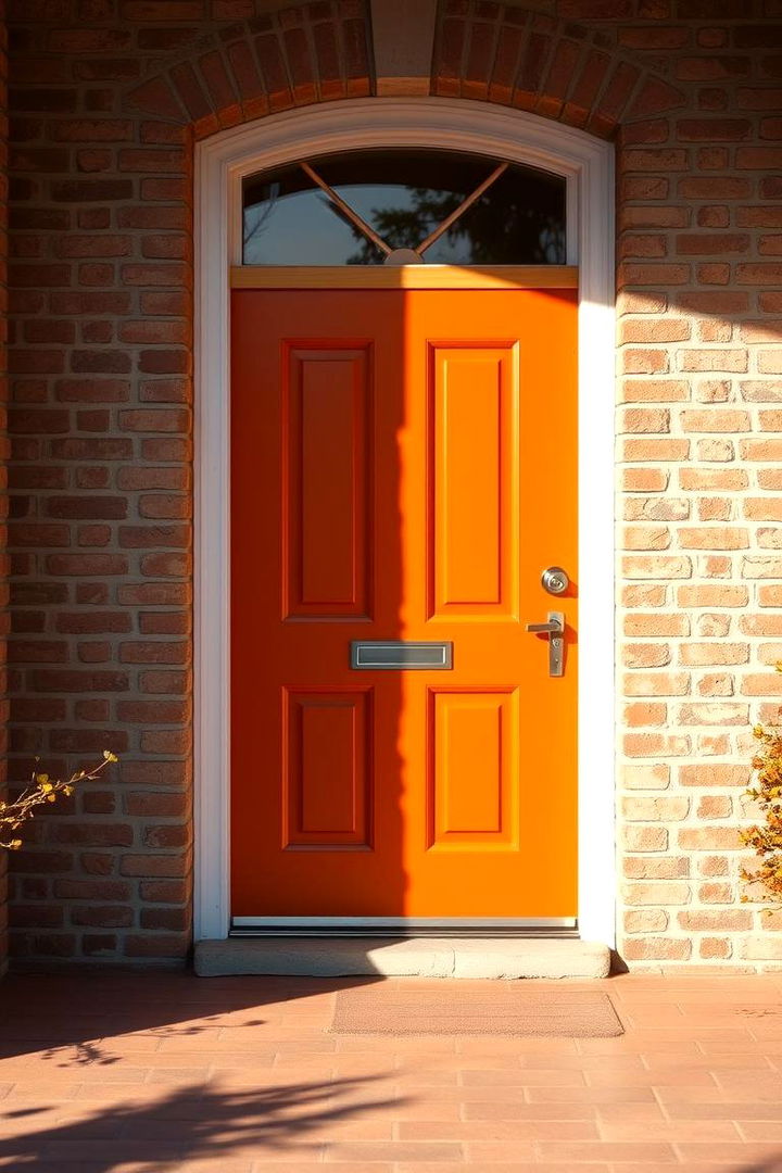 Burnt Orange - 22 Mid Century Front Door Colors