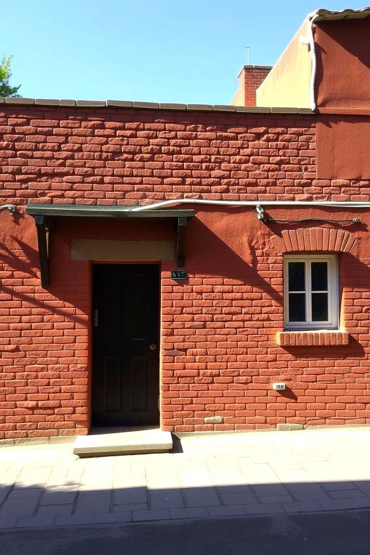 Burnt Sienna Warmth - 22 Exterior Brick Paint Color Ideas