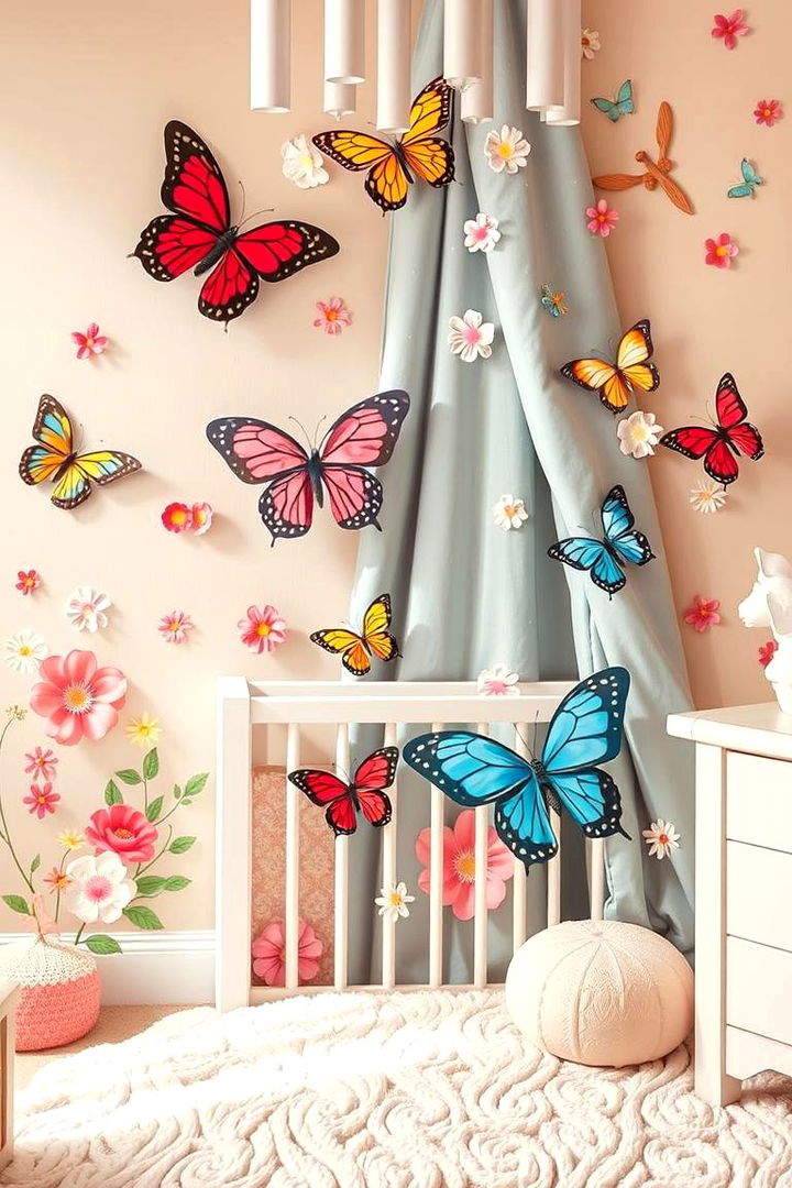 Butterflies and Blossoms - 22 Nature Themed Nursery Ideas