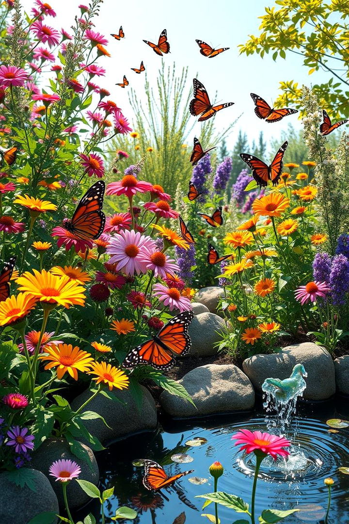 Butterfly Friendly Habitat - 22 Budget Small Garden Ideas