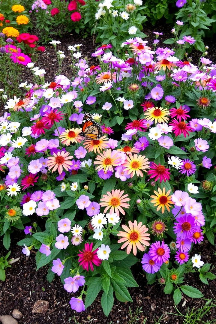 Butterfly Friendly Round Bed - 22 Round Garden Bed Ideas