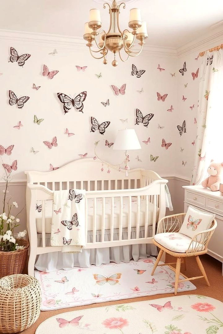 Butterfly Garden - 22 Nature Themed Nursery Ideas
