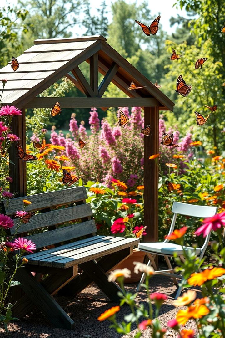 Butterfly Watching Stations - 22 Eyfs Outdoor Area Ideas