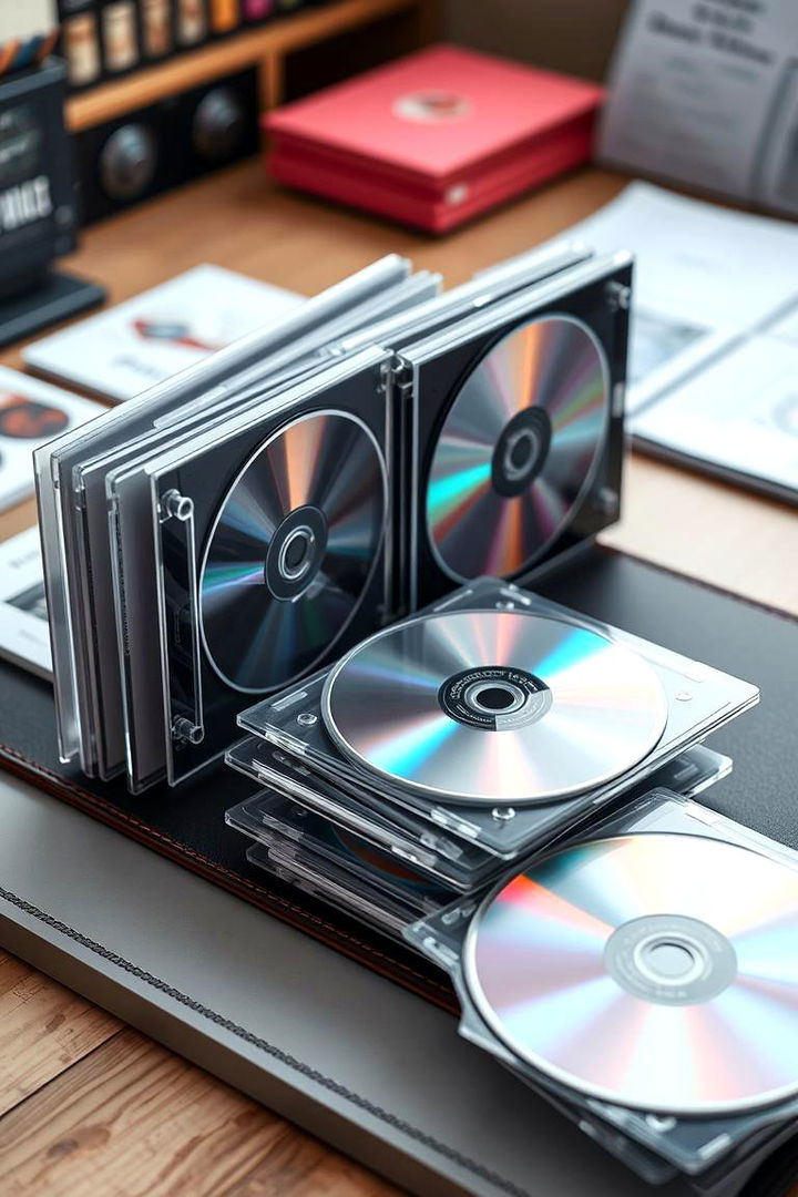 CD Portfolio Binder with Slipcases - 22 Cd Storage Ideas