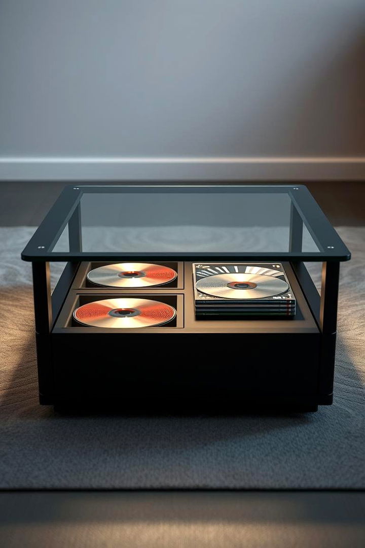 CD Storage Coffee Table - 22 Cd Storage Ideas
