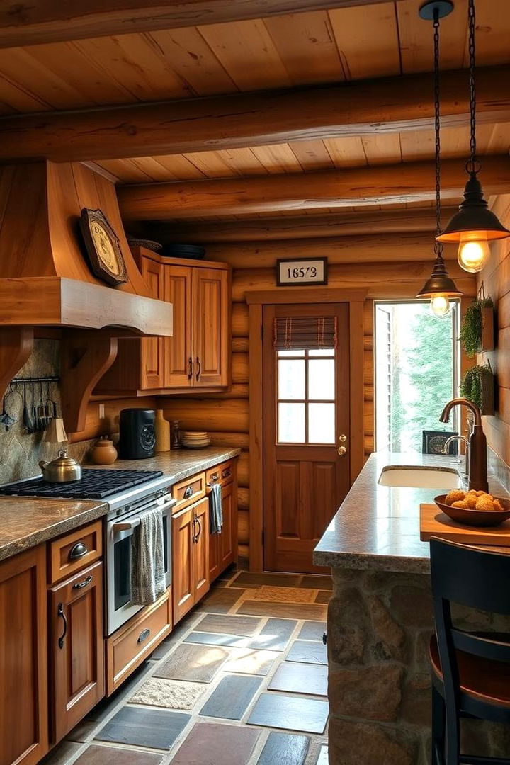 Cabin Kitchen Charm - 22 Cabin Decor Ideas