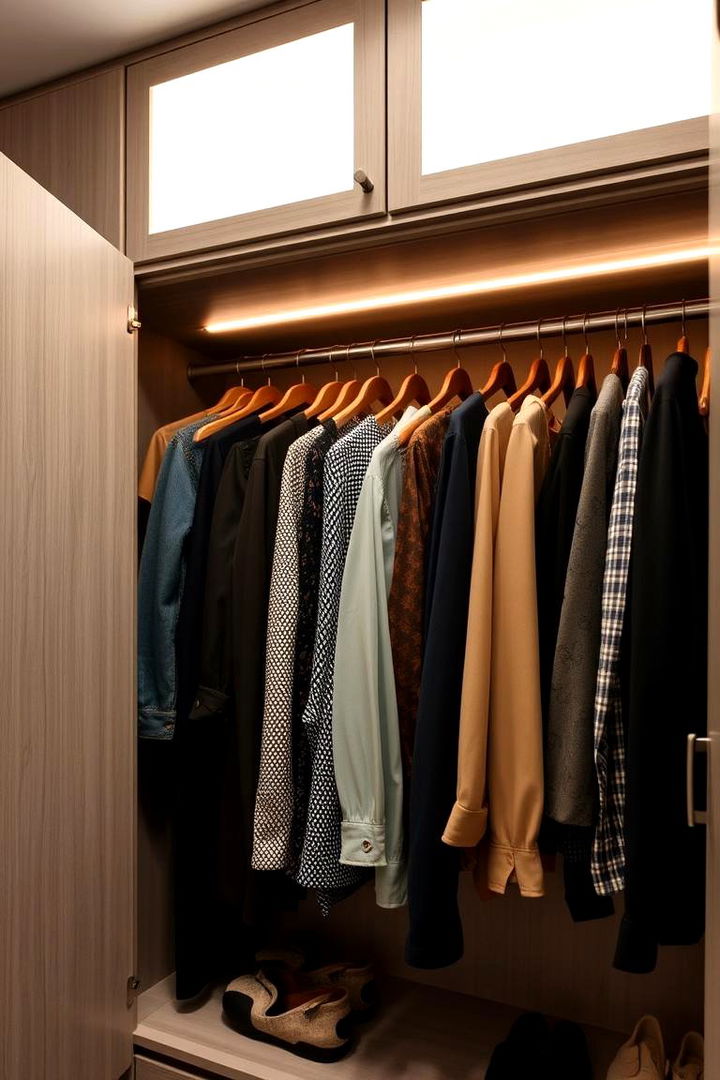 Cabinet Interior Lighting - 22 Closet Lighting Ideas