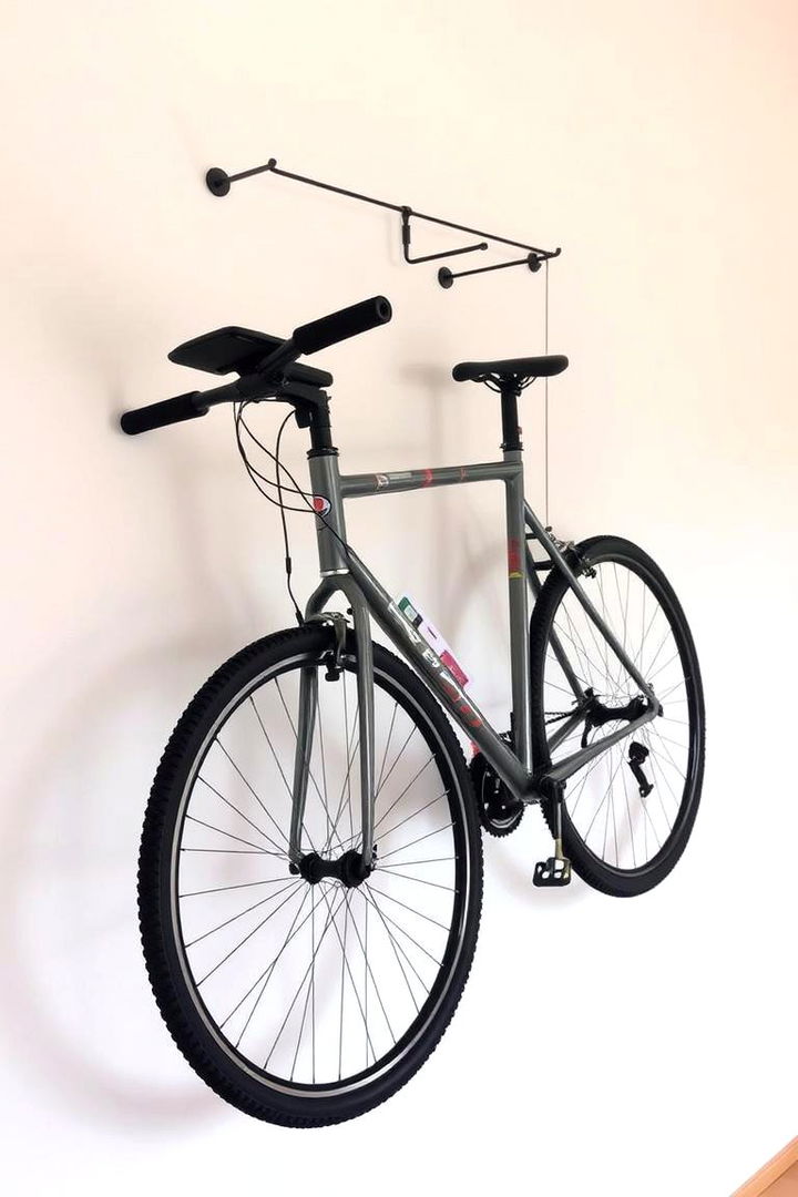 Cable Bike Racks - 22 Garage Bike Storage Ideas