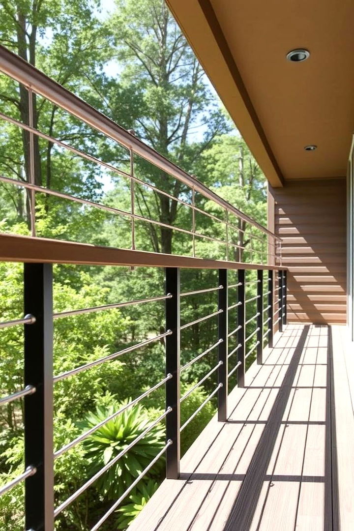 Cable Rail Railing - 22 Deck Railing Ideas