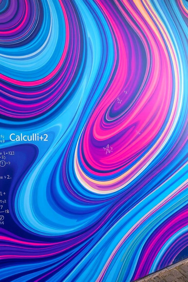 Calculus Curves - 22 Math Mural Ideas