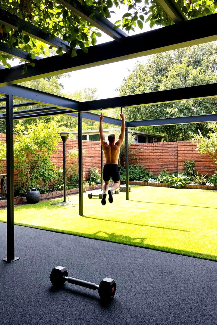 Calisthenics and Free Weight Zone - 22 Outdoor Gym Ideas