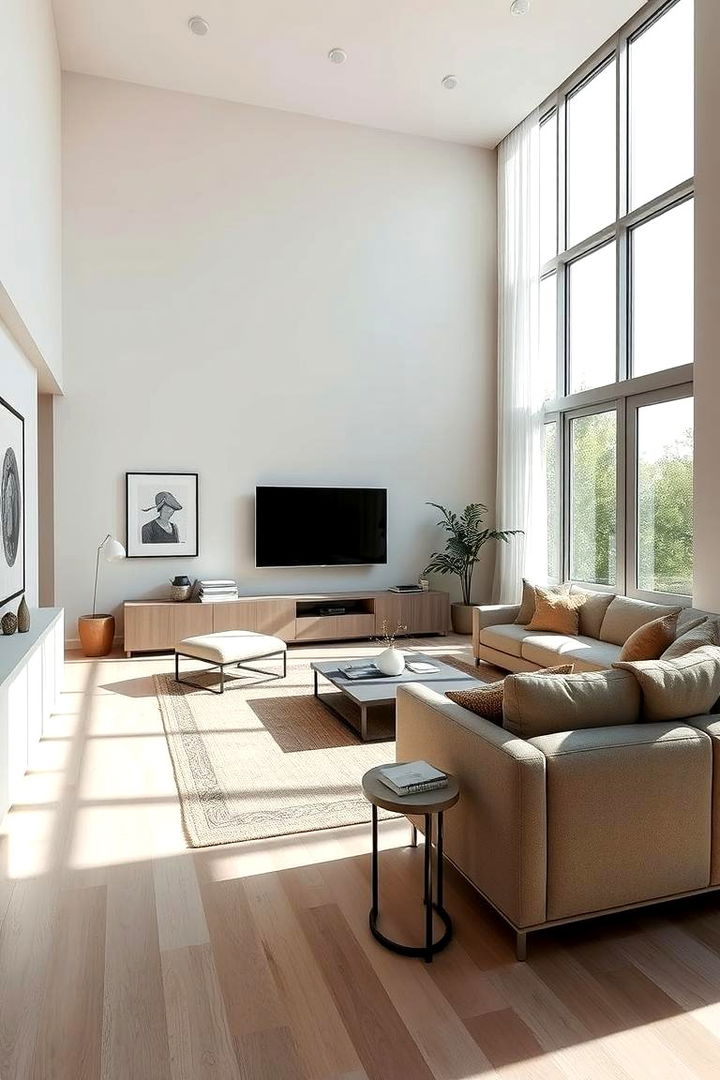 Calm Modern Aesthetic - 22 Neutral Living Room Ideas