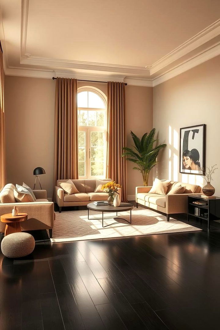 Calm and Inviting Ambience - 22 Black Floor Living Room Ideas
