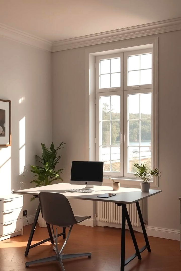 Calming Ambiance for Focus - 22 Desk in Front of Window Ideas