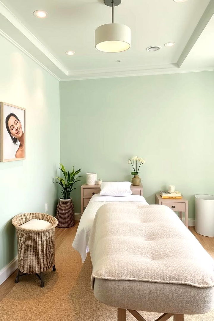 Calming Color Palette - 22 Facial Room Ideas
