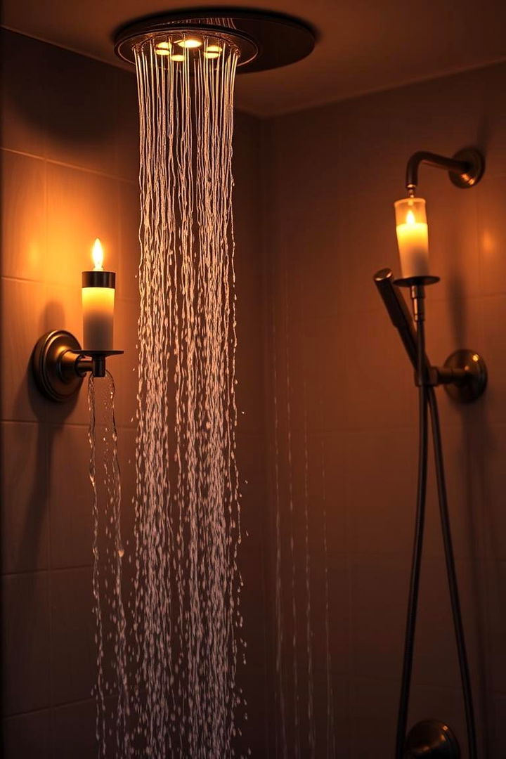 Candle Like Flickering Effects - 22 Shower Lighting Ideas