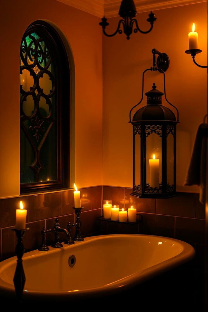 Candlelit Ambiance - 22 Gothic Bathroom Ideas