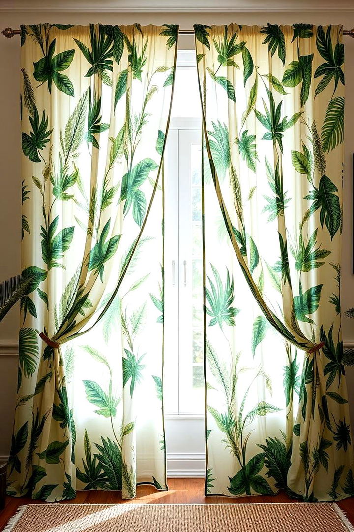 Canopy Jungle Curtains - 22 Safari Nursery Decor Ideas