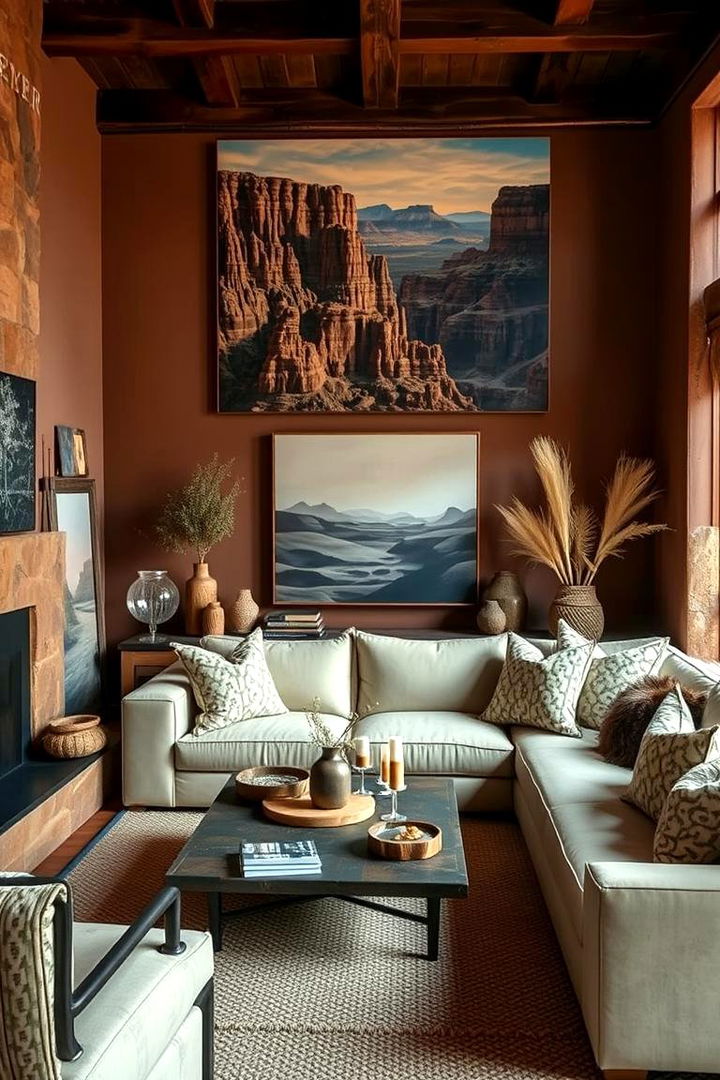 Canyon Inspired Views and Decor - 22 Western Living Room Ideas