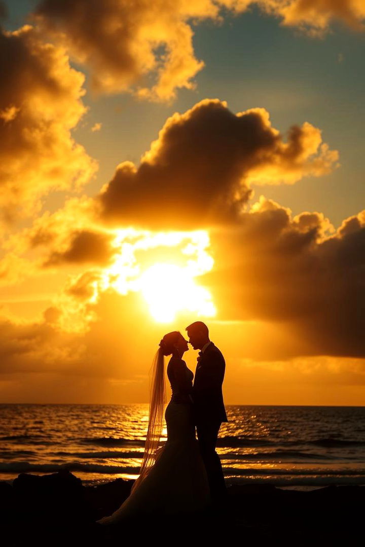 Captivating Sunset Timings - 22 Beach Wedding Ideas