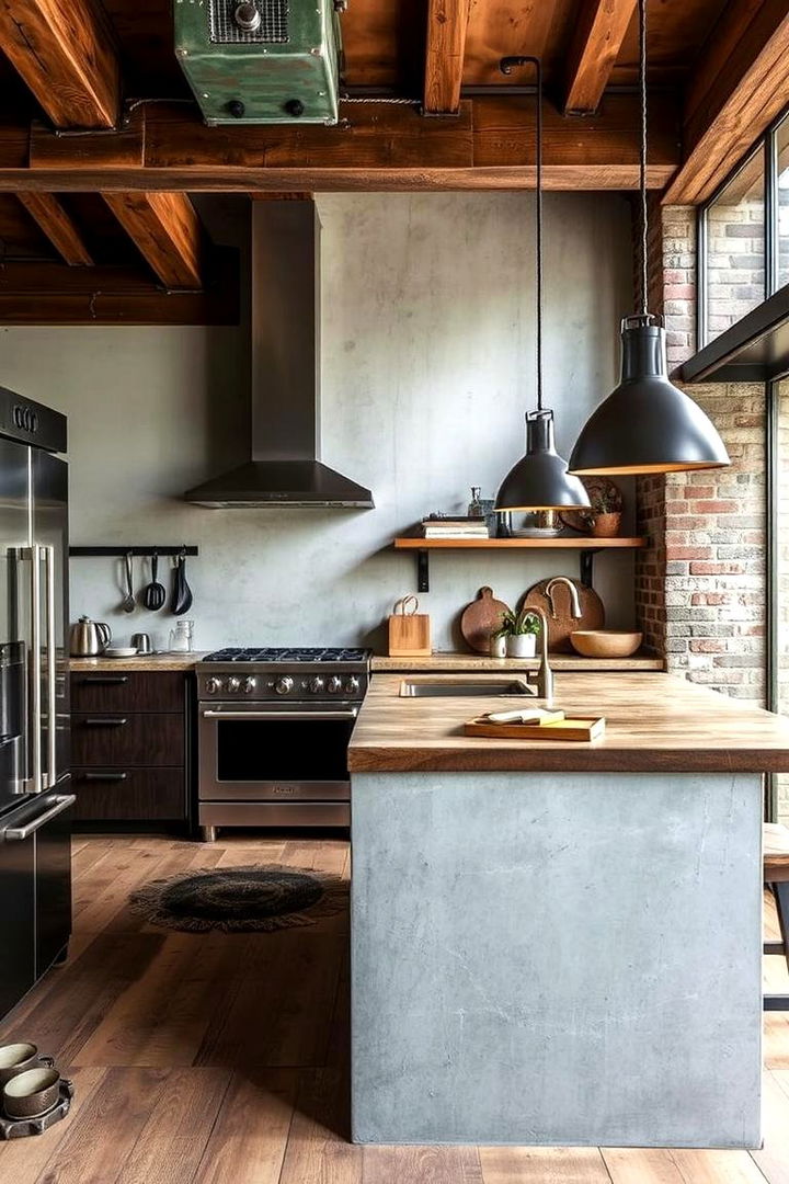 Capturing Industrial Vibes - 22 Kitchens Without Upper Cabinets