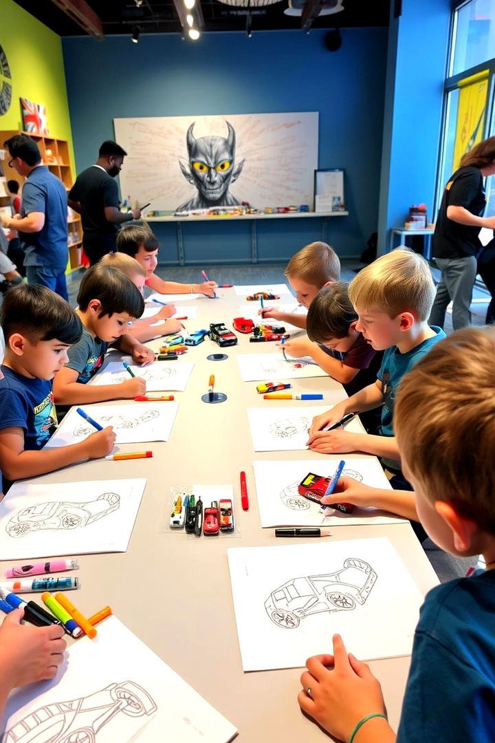 Car Design Contest - 22 Hot Wheels Birthday Party Ideas