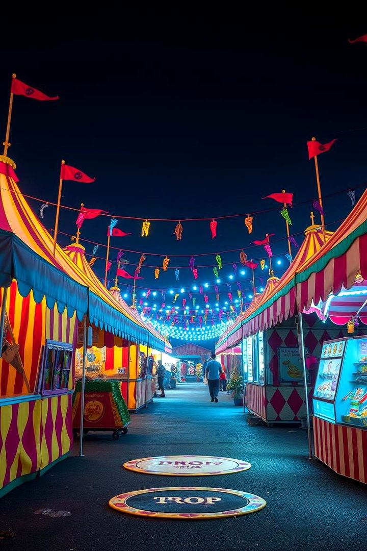 Carnival Themed Drop Zone - 22 Drop Zone Ideas