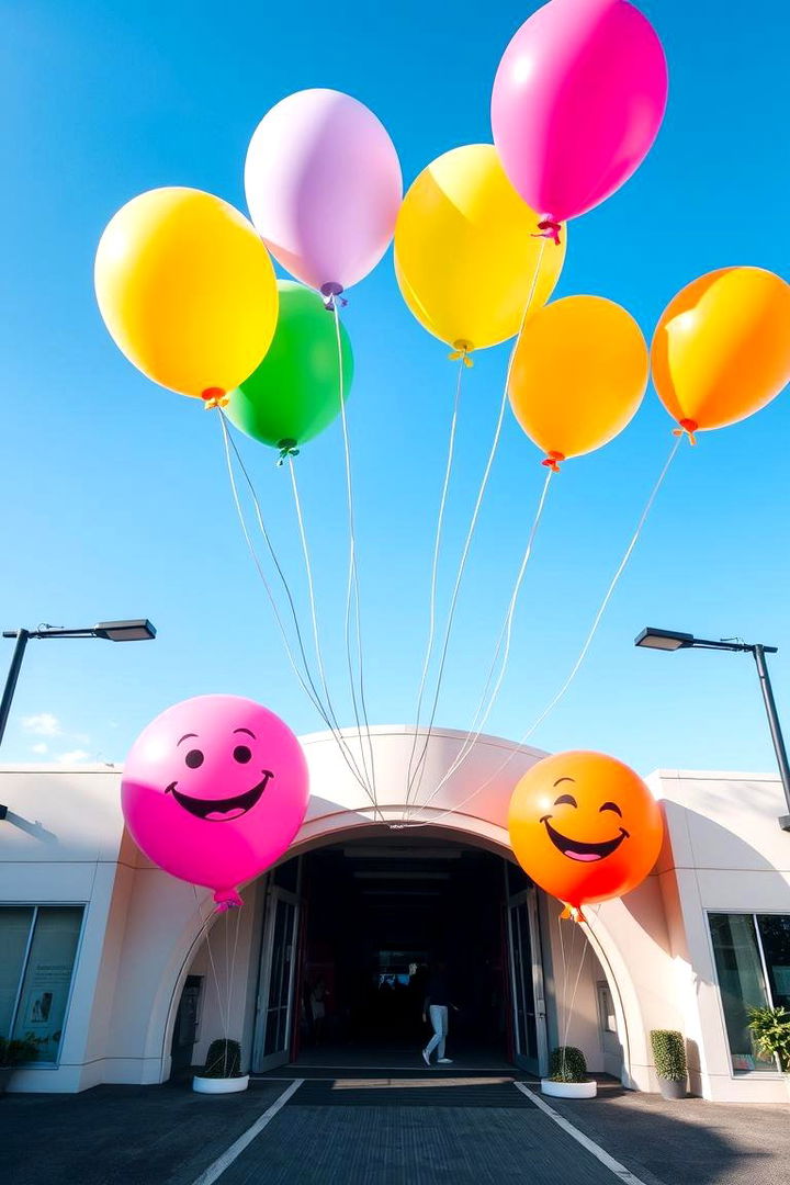 Cartoon Balloon Extravaganza - 22 Wedding Send-off Ideas