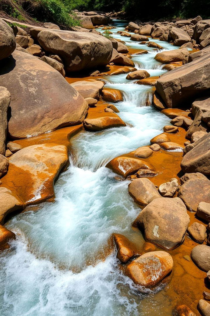 Cascading Riverbed Idea - 22 Backyard Waterfall Ideas
