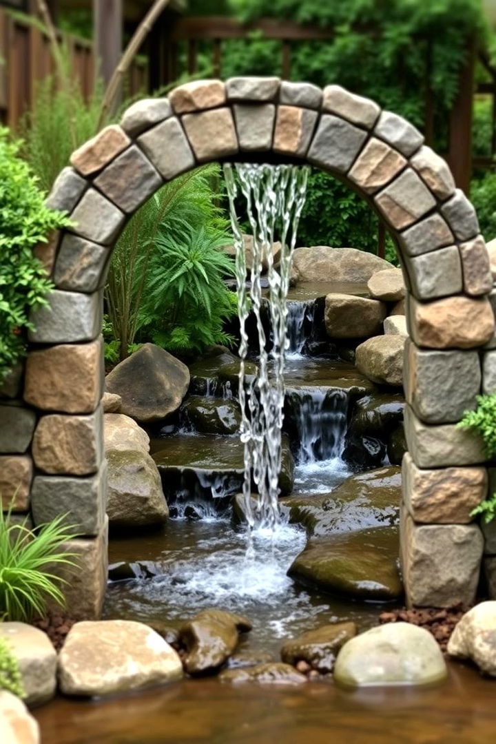 Cascading Waterfall Garden Arch - 22 Garden Arch Ideas