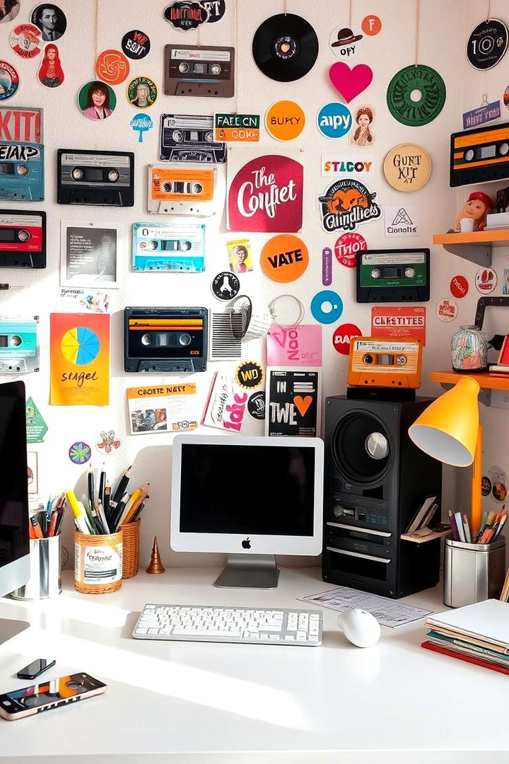 Cassette Tape Decor - 22 80s Bedroom Ideas