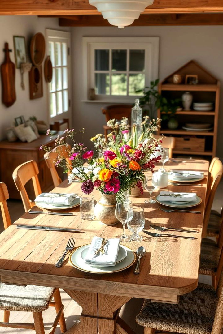 Casual Farmhouse Style - 22 Table Setting Ideas