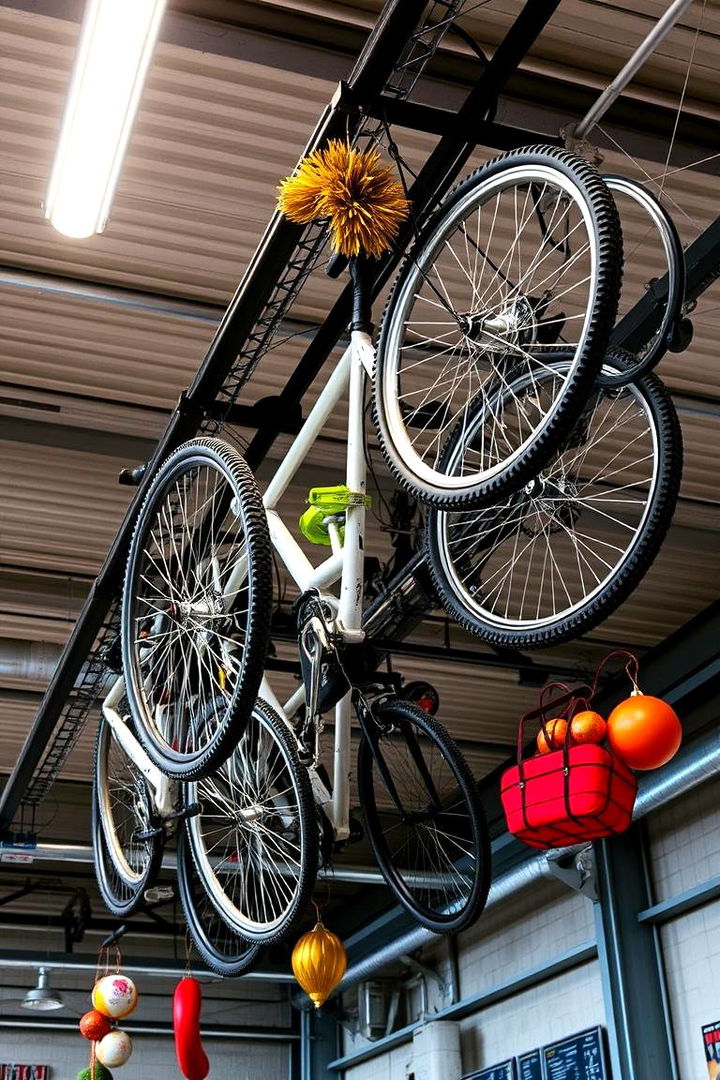 Ceiling Mounted Racks - 22 Tiny House Storage Ideas