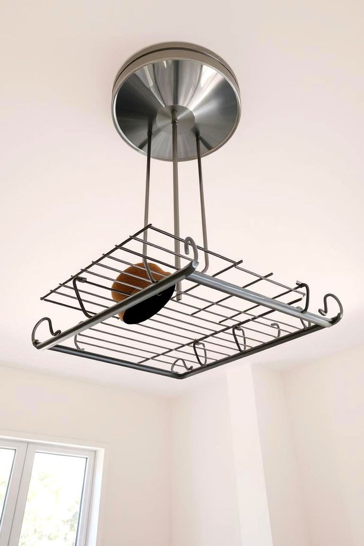 Ceiling Mounted Racks - 22 Hat Storage Ideas